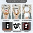 thumbnail image 5 of Switch Panel Switch Decoration 2.76x4.53x0.28 Inches Duplex Outlets Switch Plate Wall Plates Living Room Kitchen Bedroom Study Switches Christmas Cartoon Deer Picture, 5 of 8