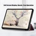 thumbnail image 5 of Allytech iPad Air 5 4 10.9" Case, iPad Air 5th 4th Generation Case 2022/2020, Ultra Slim Fit Shock Proof Trifold Stand Support Pencil Charging Protective Case Cover for Apple iPad Air 5 4,Dusk Lake, 5 of 9