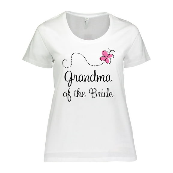 Inktastic Grandma of the Bride Women's Plus Size T-Shirt