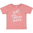 thumbnail image 3 of Inktastic Will You Marry Daddy-ring White Boys or Girls Baby T-Shirt, 3 of 5