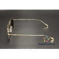 thumbnail image 4 of GUCCI GG1183S 001 Rectangular Squared Metal Gold Grey 53 mm Men's Sunglasses, 4 of 5