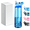 Blue, variant on TCKJ Tritan Sports Water Bottle with Straw and Locking Lid, 25 oz, Blue