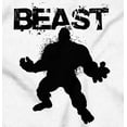 thumbnail image 2 of Beast Gym Fitness Meathead Men's Big & Tall Graphic Hoodie Brisco Brands 3X, 2 of 5