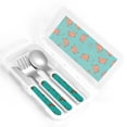 thumbnail image 4 of Kdxio Colorful Crab Toddler Utensils Set - Kids Silverware Set, Set Kids Utensils Set with Case for Preschooler Children, 4 of 8