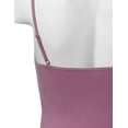thumbnail image 4 of Active Basic Women & Plus Basic Solid Long Length Adjustable Spaghetti Strap Camisoles (4PK - Black/White/Black/White, M), 4 of 4