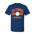 thumbnail image 2 of Wild Bobby City of Baltimore Baseball Fantasy Fan Sports Men's T-Shirt, Royal, 5X-Large, 2 of 6