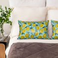 thumbnail image 3 of Pofeuu Lemon Print Satin Pillowcase for Hair and Skin Pillow Cases, Silk Pillow Cases, Soft Cooling Pillow Covers, 20x30 Inches（Pillow core not included）, 3 of 7