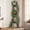 Green, variant on Wavy Corner Shelf, Modern 5-Tier Bookshelf Bookcase with Curvy Shape, Unique Plant Stand Display Rack for Living Room Small Space (Blue)