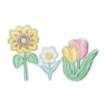 thumbnail image 2 of SHAR Set of 9 computers embroidery flower fabric embroidery fabric embroidery fabric clothes accessories embroidery stickers DIY embroidery patch stickers, 2 of 5