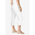 thumbnail image 3 of Roaman's Women's Plus Size Petite Plus Size Classic Stretch Capri Jean, 3 of 6