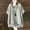 Gray, variant on JFGHDG Cotton Tunic Tops for Women Basic Solid Tunic Tops Womens Summer Linen Shirts Long Sleeve Cotton Top Button Down Gauze Tees Gauze Tops for Women Beige L