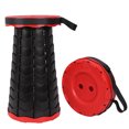 thumbnail image 2 of Toystoory Taburete plegable portátil Hi.FANCY para viajes al aire libre, silla retráctil telescópica para senderismo, Camping, pesca Pescar negro rojo NO1, 2 of 6
