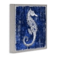 thumbnail image 3 of Stupell Industries Contemporary Rustic Indigo Seahorse Gray Framed Giclee Art, 12 x 12, by Paul Brent, 3 of 8