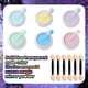 thumbnail image 3 of Juego de 6 polvos para uñas, 6 colores, efecto de uñas en polvo para decoración de uñas, salón, hogar, bricolaje, 3 of 6