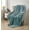Teal, variant on Serafina Home Soft Faux Fur Shaggy Navy Throw Blanket, Warm Thick Fleece Fuzzy Shag Throws, Luxury Furry Plush Fluffy Decorative Cozy Blankets for Couch Sofa Bed Chair&nbsp;