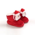 thumbnail image 3 of Pisexur Chaussures pour Bébé Unisexe Filles Garçons Chaussures de Marche Mode Noël Chaussures-Chaussettes pour Nourrisson Décontractées Respirantes à Enfiler Pantoufles Mignonnes 12-36 Mois, 3 of 3