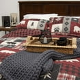 thumbnail image 3 of Donna Sharp Bear Peak 3PC Cotton Quilt Set King, 3 of 5