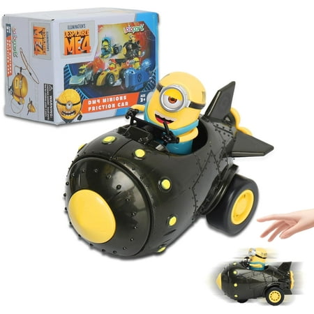 YOLOPARK Minions Despicable Me 4 Toys, Minions Toy Cars Gifts for Toddler Boys and Girls Age 3+