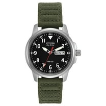 Citizen Men's Eco-Drive Chandler Green Strap Field Watch BM8180-03E