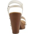 thumbnail image 2 of Soda CHIVAS ~ Women's Bold Buckles Studded Wedge Sandal, 2 of 5