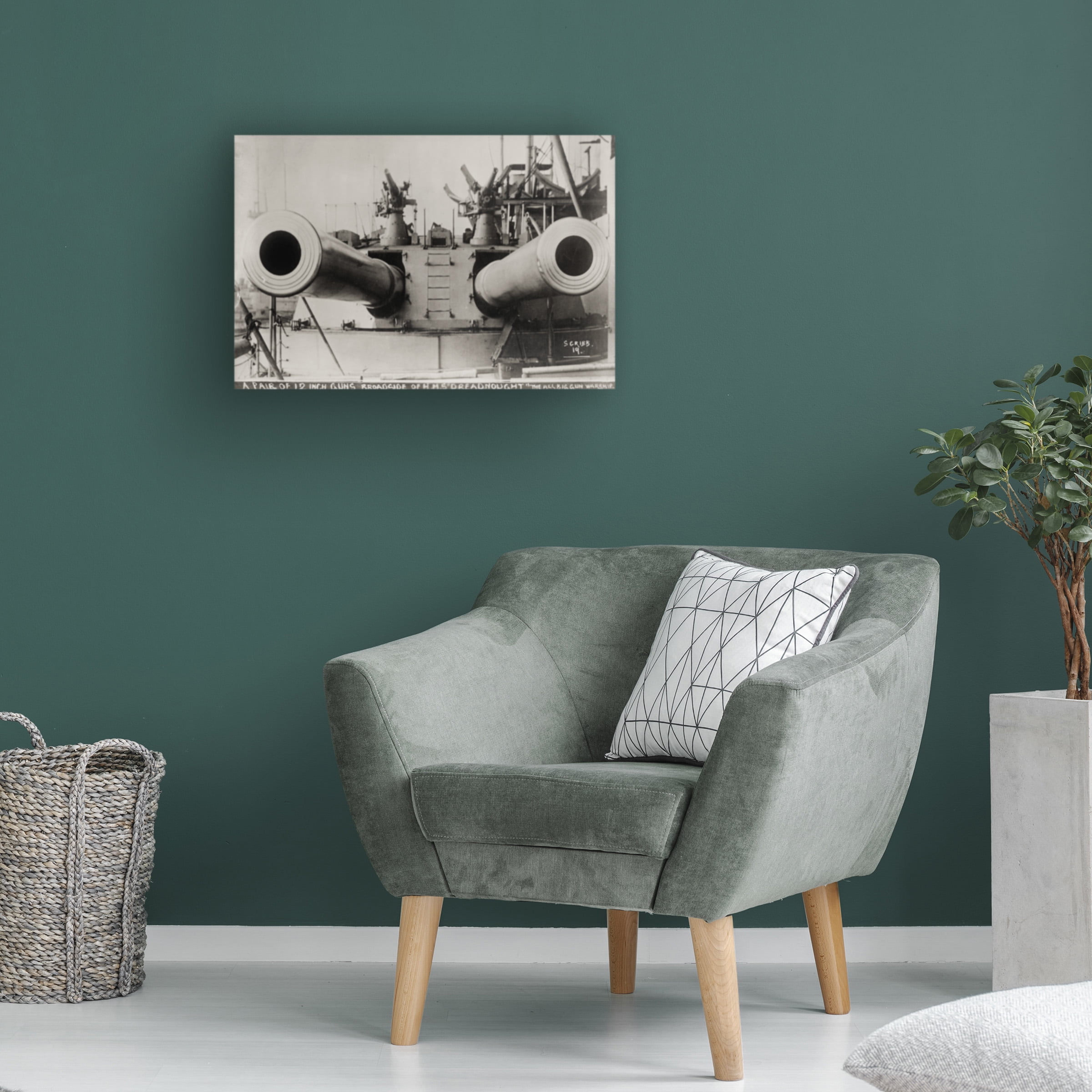Print Collection 'Broadside of HMS Dreadnought' Canvas Art
