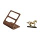thumbnail image 5 of Soporte de control,Estuche de madera para guardar el mando a distancia,Figura de caballo,Figura coleccionable de caballo en miniatura,Adorno de caballo de resina,estatua de animal,decoración, 5 of 8