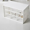 thumbnail image 3 of Novobey Clear Containers for Organizing Makeup and Jewelry Storage Case Display - Spacious Design - Great for Bathroom, Dresser, Vanity and Countertop (9 Grids, Clear), 3 of 7