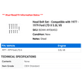 thumbnail image 2 of Head Bolt Set - Compatible with 1977 - 1979 Ford LTD II 5.0L V8 1978, 2 of 2