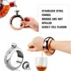 thumbnail image 3 of Bangle Flask 304 Stainless Steel with Handmade, Funnel in Gift Box for Women Girls Dance Birthday Party Club Bar, 3.5oz, 3 of 4