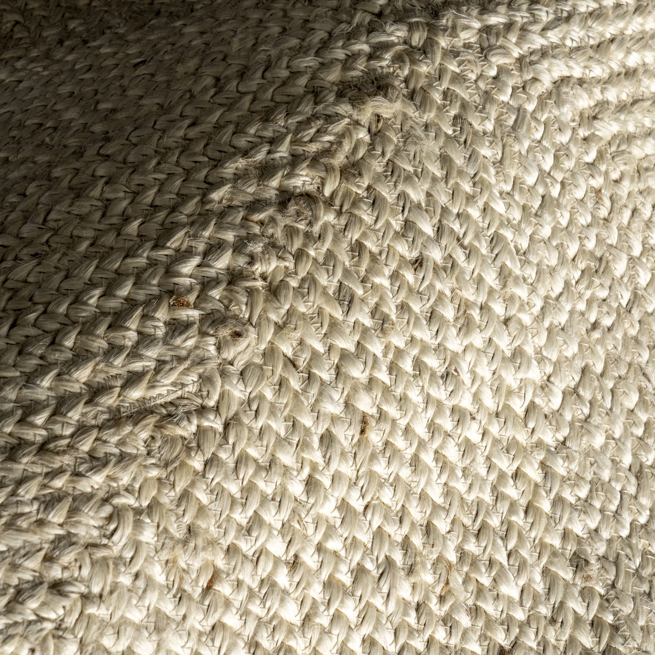 Rugs USA Juniper Tiled Jute Area Rug, 2' 6" x 8', Runner, Christie Ivory