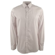 Men's Printed Trim Stretch Long Sleeve Shirt-WR-XL