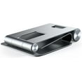 thumbnail image 4 of CPDD R1 Support de Tablette Pliable Multi-Angle en Aluminium - Compatible avec 2021 iPad Pro M1, 2020/2018 iPad Pro, 2020 iPad Air, iPhone 12 Pro Max/12 Mini/12, 11 Pro Max/11 Pro (Espace Gris) Espace Gris, 4 of 7