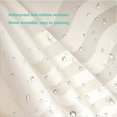 thumbnail image 2 of 71x71 Inch Shower Curtain Simple Style PEVA Environmental Odorlessness Material for Bathroom Waterproof and Mildew Resistant - Include 2 set Of Hooks Plastic and Metal, 2 of 7