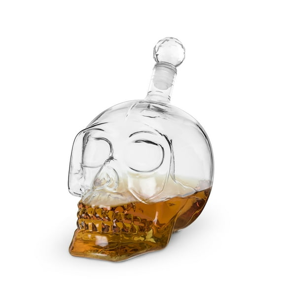 Glass Skull Jar