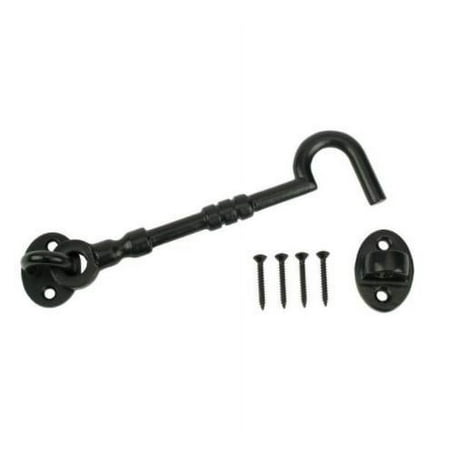 

New 6 in. Black Decorative Hook and Eye