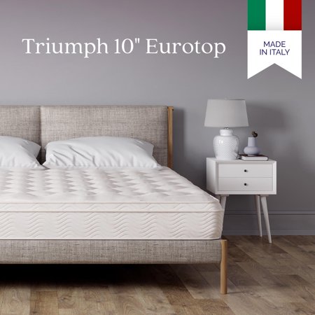 Signature Sleep Triumph 10 Inch Innerspring Mattress, Euro Top, King