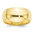thumbnail image 1 of 10KY 8mm LTW Comfort Fit Band Size 8.5 in 10k Yellow Gold, 1 of 3