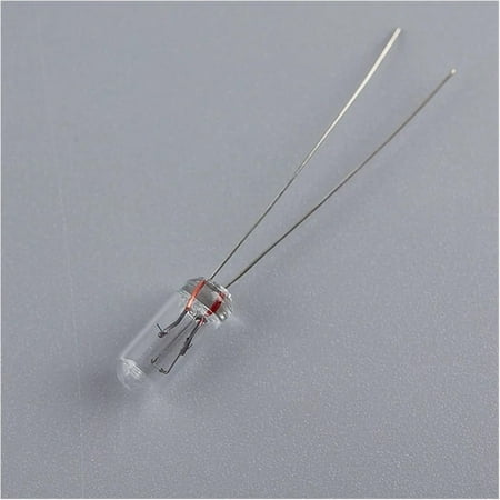 

ZX 10/25/50pcs/lot Miniature 0.07A 3mm 4mm 5mm 3V/6V/9V/12V/24V Mini Lamp Light Bulb Edison Incandescent Filament Rice (Color : 50Pcs Size : 9V_5MM)-0810