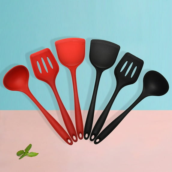 Dengjunhu Silicone Slotted Fish Turner Spatula Flipper Spatulas for Baking, Cooking Heat Resistant Non Stick