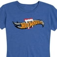 thumbnail image 3 of Hot Wheels - Halloween - Logo Bitten With Fangs - Women's Short Sleeve Graphic T-Shirt, 3 of 5