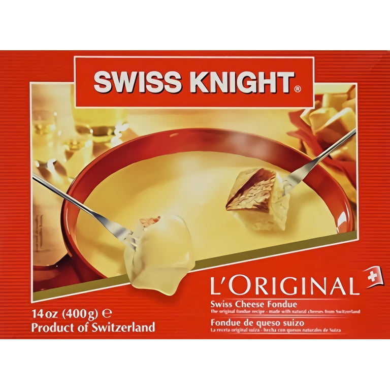 Swiss Knight, Fondue Cheese, 14 Oz, Red, Ready in Minutes