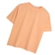 thumbnail image 5 of Camiseta holgada mujer verano cuello redondo manga corta casual top, naranja, l kenally  AP001475-23, 5 of 7