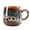 blue, variant on 12oz Cool Unique Mugs Handmade Ceramic Coffee Mug Great Gift for Men Women Microwave & Dishwasher Safe For Tea, Coffee, and Milk Home Office (Blue)