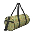 thumbnail image 4 of Lafuoo Taco Pattern Round Duffel Bag with Adjustable and Detachable Shoulder Strap Sports Gym Bag for Travel, Business, Sports-One Size, 4 of 6