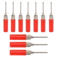thumbnail image 2 of Broches de Test de Sonde, 2mm Non Destructif 10pcs Léger Antirouille Broches de Test Robuste Haute Résistance Compacte pour la Détection de Tension pour Multimètre Rouge, 2 of 8