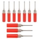 thumbnail image 3 of Delaman, pines de sonda de prueba, 10 uds, pines de sonda de prueba, aguja de perforación de aislamiento de 2mm, sonda de prueba de multímetro no destructivo(rojo), 3 of 14