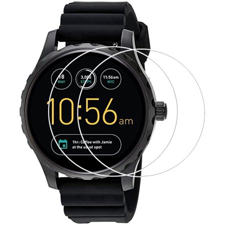 (2 Pack) Zshion Fossil Q Marshal Gen 2 Screen Protector,9H Hardness Tempered Glass Screen