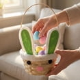 thumbnail image 3 of Handmade Easter Bunny Shaped Tote Basket, 3 of 4