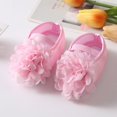 thumbnail image 6 of Baby Girls Summer Flower Crib Shoes and Headband Set Newborn Princess Pre-Walking Shoes, 6 of 6