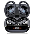 thumbnail image 1 of Auriculares inalámbricos Qecnato Bluetooth 5.4 75H Playtime IP7 negros, 1 of 7